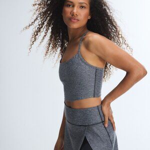 Savage X Fenty Heather Gray Supple Flex Wrap Skort